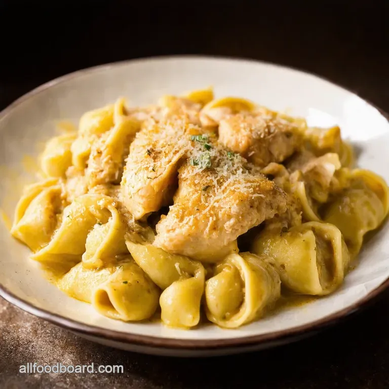 Garlic Parmesan Chicken Tortellini Quick Weeknight Dinner