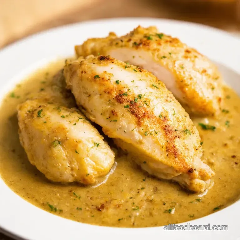 Creamy Garlic Parmesan Chicken Weeknight Winner presentation