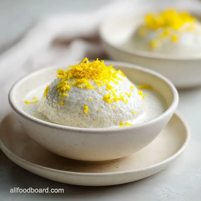 Lemon Chia Pudding Recipe with Creamy Yogurt