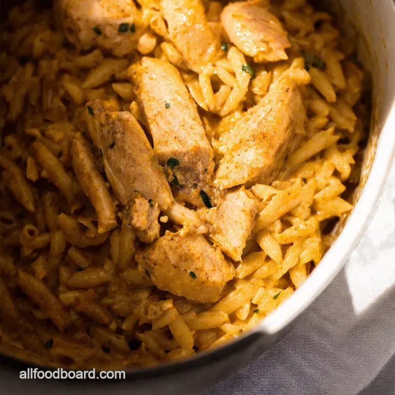 Creamy Marsala Chicken Orzo OnePan Italian Comfort
