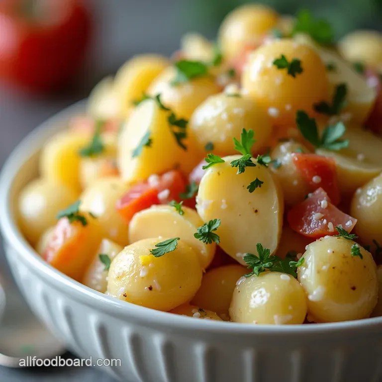 Seriously Creamy OldFashioned Potato Salad Recipe The Proper Nosh Seriously Creamy OldFashioned Potato Salad