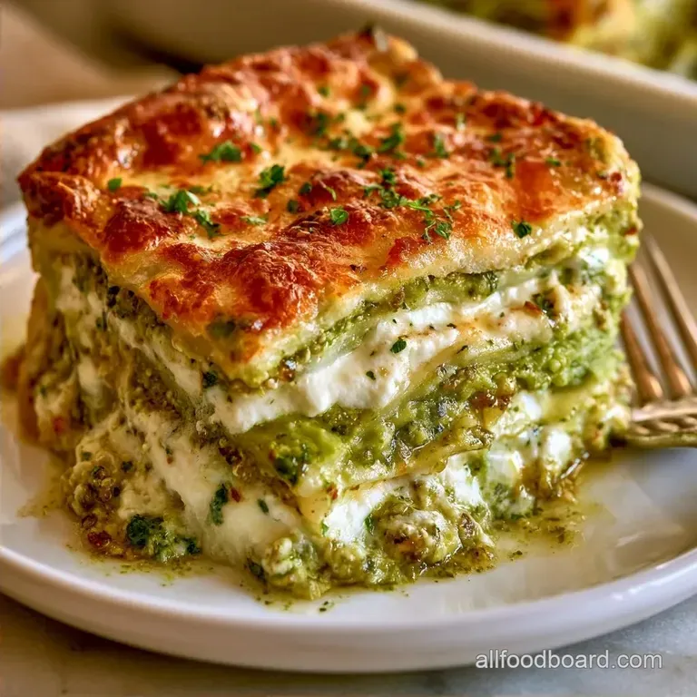 Creamy Pesto Lasagne