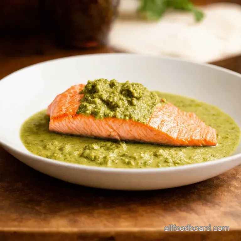 Creamy Pesto Salmon A Weeknight Winner presentation