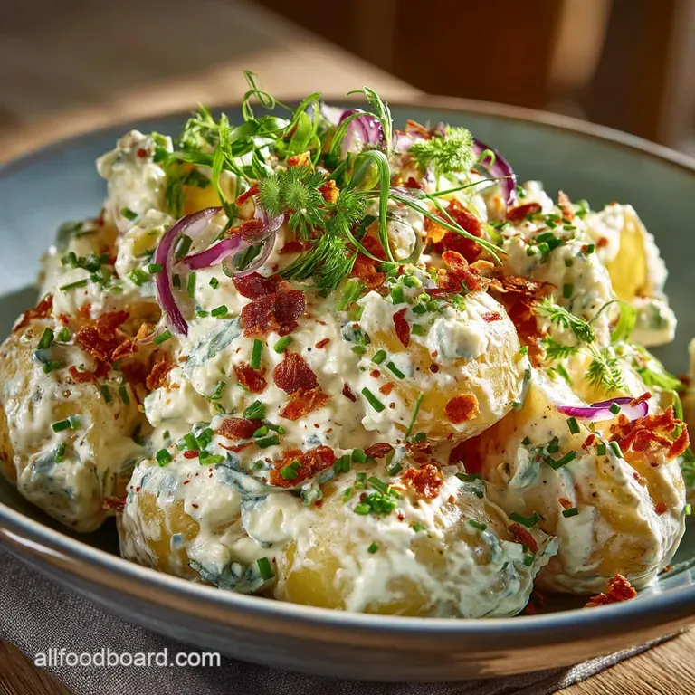 The Great British Creamy Potato Salad a Proper Crowdpleaser presentation
