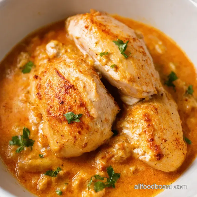 Creamy Ricotta Chicken a Taste of Tuscany at Home presentation