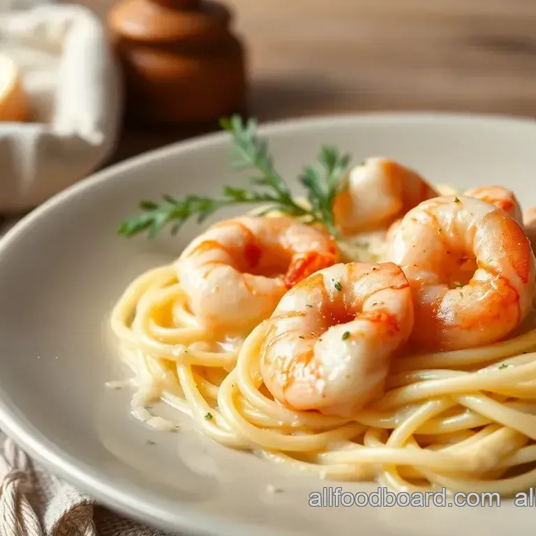 How to Make the Best Cooked Shrimp Fettuccine Creamy Alfredo Creamy Alfredo Fettuccine with Succulent Shrimp