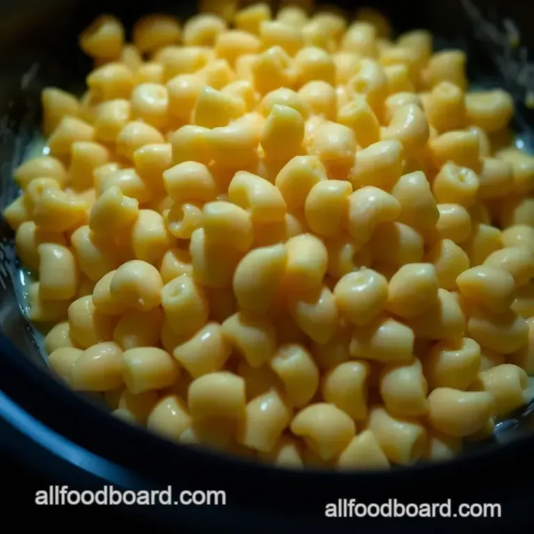Creamy Slow Cooker Mac and Cheese presentation