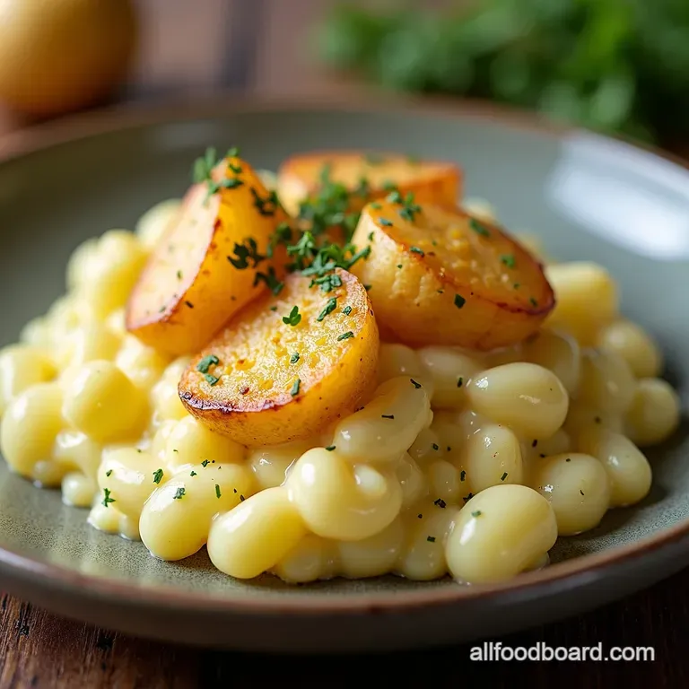 Velvet Dream Classic Creamy Dauphinoise Potatoes with Garlic Thyme