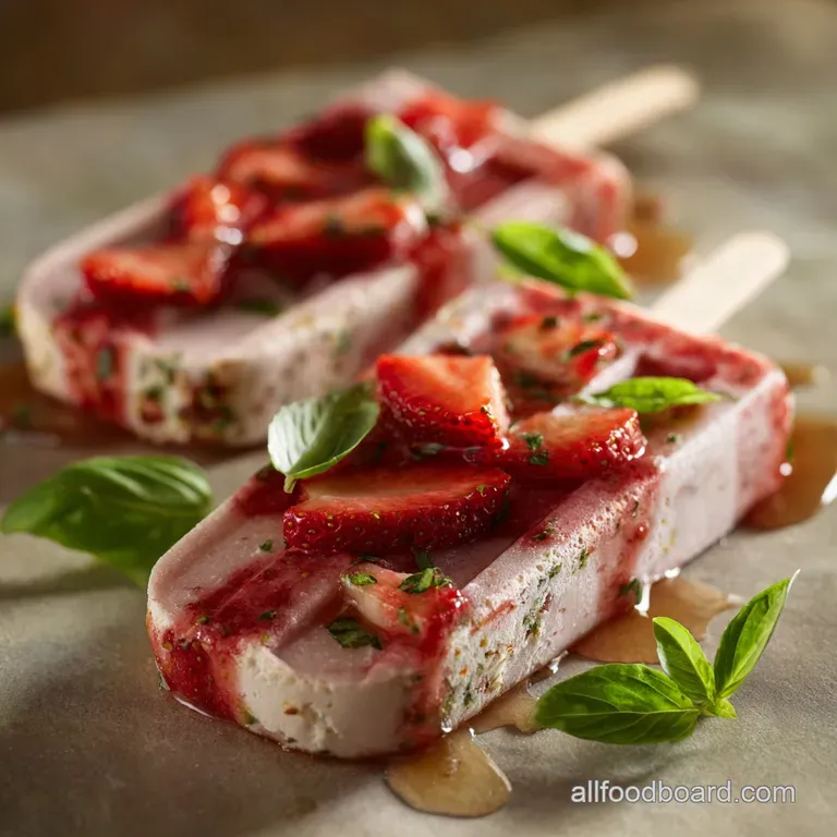 Popsicle Recipes Strawberries Cream Basil for the Perfect Summer Cool Down presentation