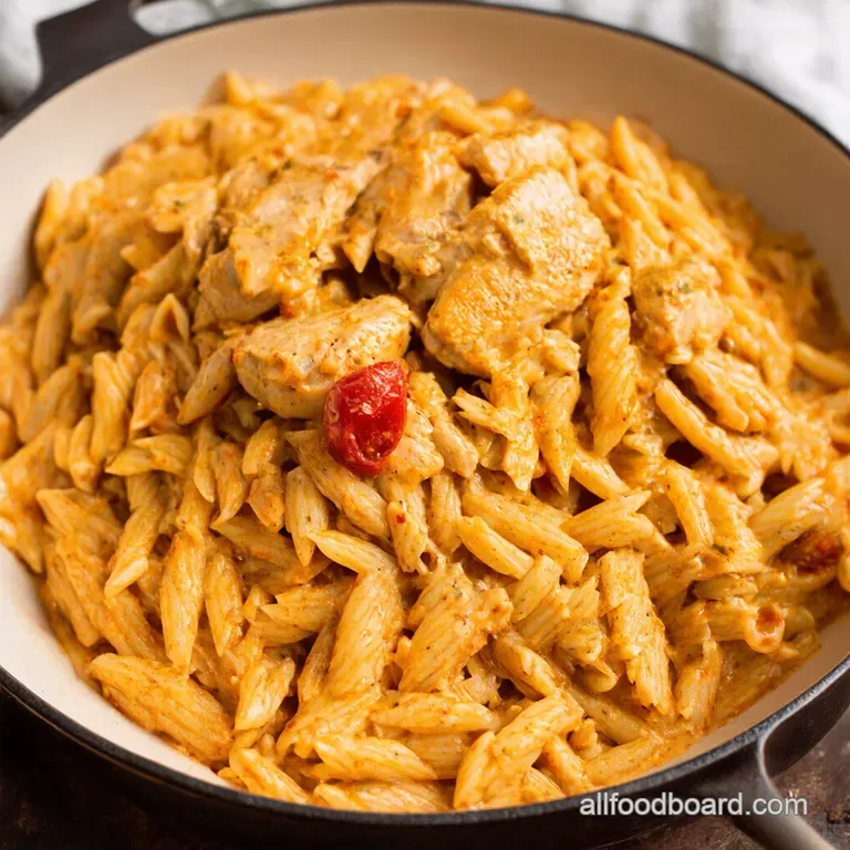 Creamy SunDried Tomato Chicken Orzo