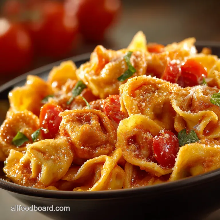 Creamy Tomato Basil Tortellini Weeknight Italian Comfort Food Creamy Tomato Basil Tortellini A Taste of Italy Effortlessly