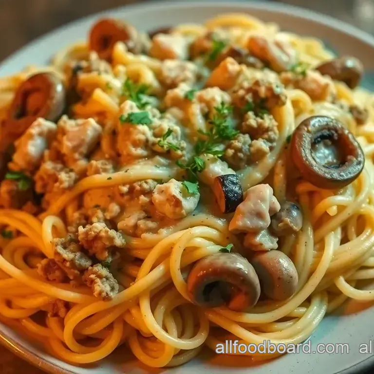 Creamy Turkey Tetrazzini Delight