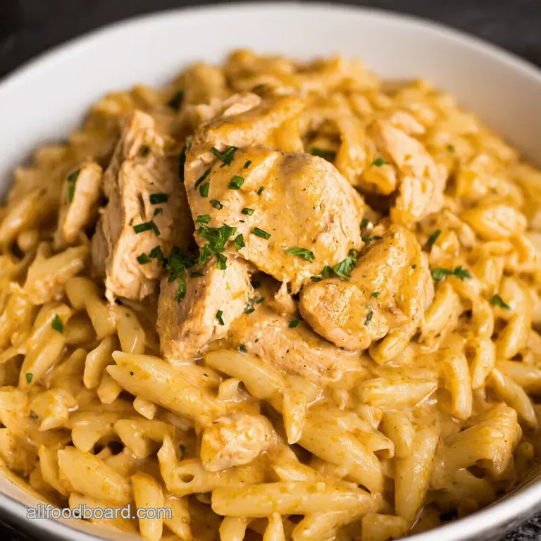 Creamy Tuscan Chicken Orzo presentation