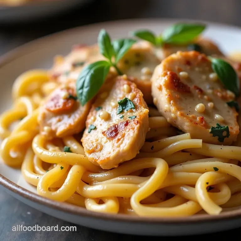 Foolproof Crockpot Pasta Recipes Creamy Tuscan Chicken The SetItAndForgetIt Creamy Tuscan Chicken Pasta Slow Cooker