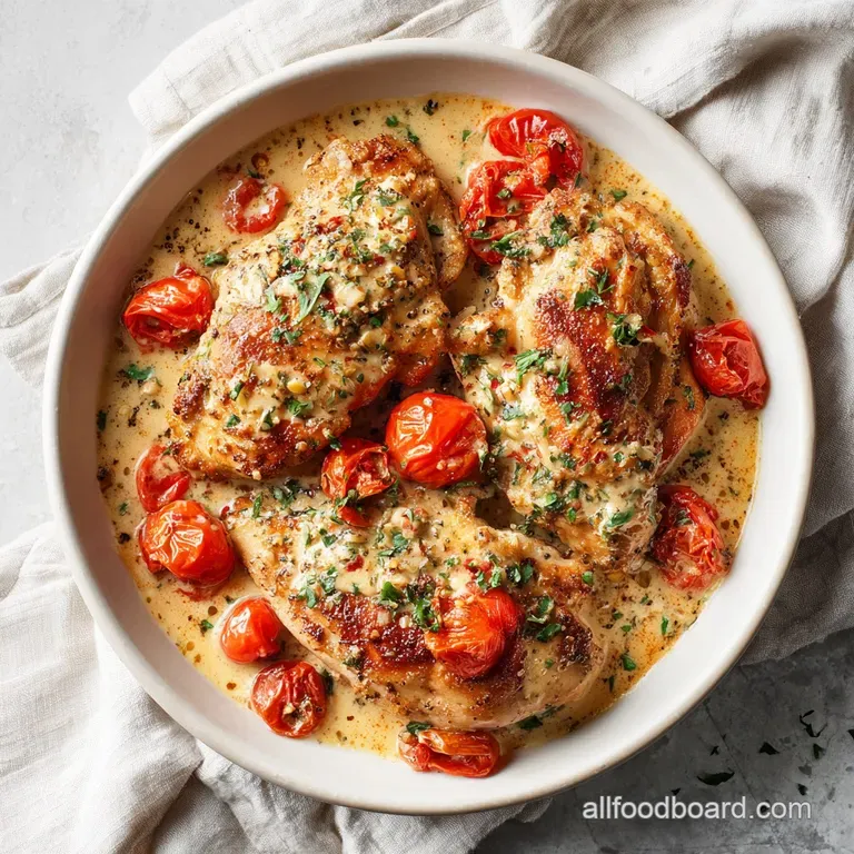 Tuscan Garlic Chicken: Creamy and Flavorful