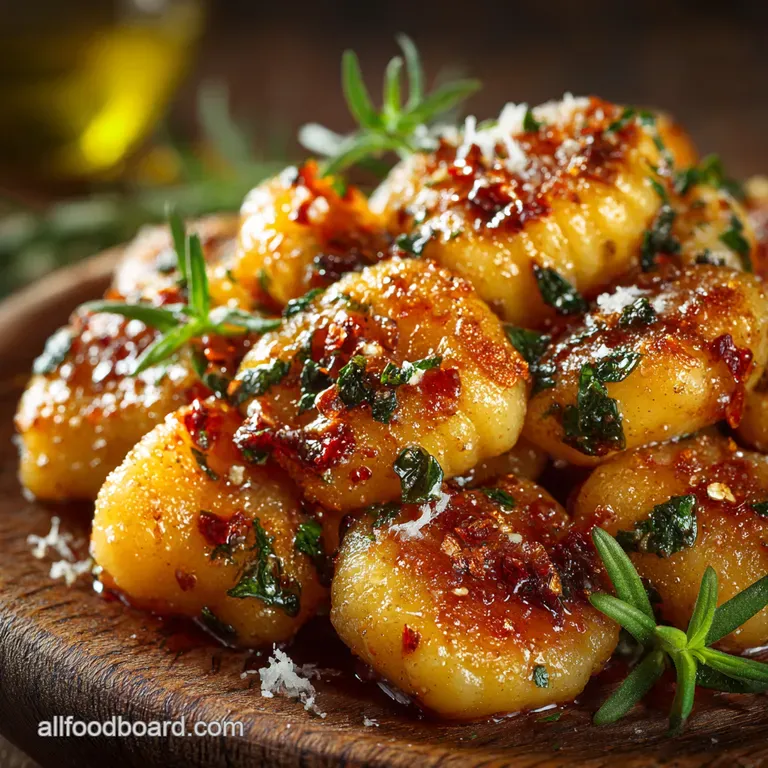 Creamy Tuscan Gnocchi presentation
