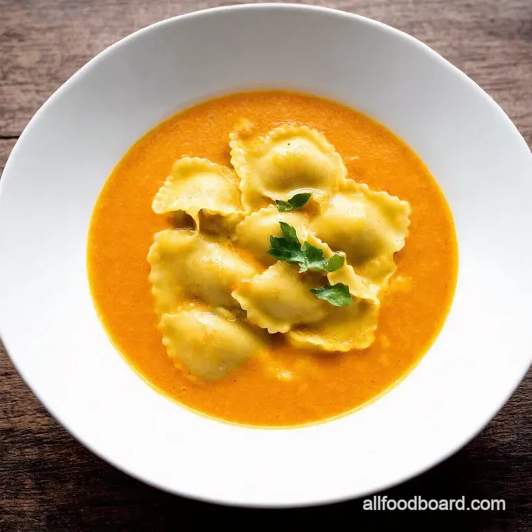 Creamy Tuscan Ravioli Soup A Bowl of Italian Sunshine