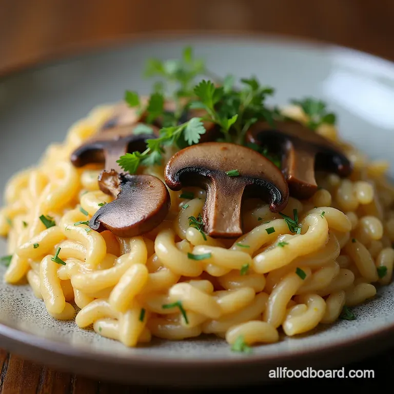 Rich Creamy Vegan Mushroom Risotto Recipe Easy Comfort Food The Umami Bomb Rich Creamy Vegan Mushroom Risotto