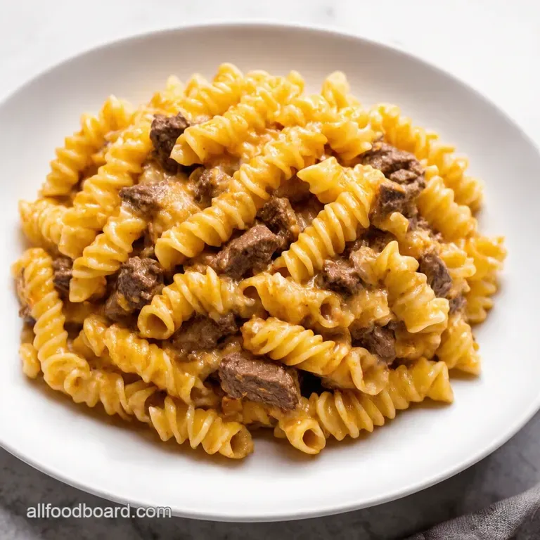 Creamy Velveeta Beef Rotini A Simple Weeknight Winner