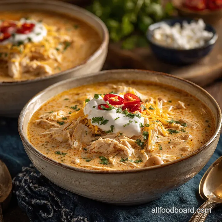 The Ultimate Weeknight White Chicken Chili Creamy Hearty and Ready in an Hour presentation