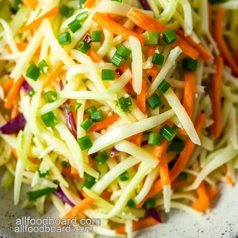 Crisp Fennel Slaw with a Zesty Citrus Dressing presentation