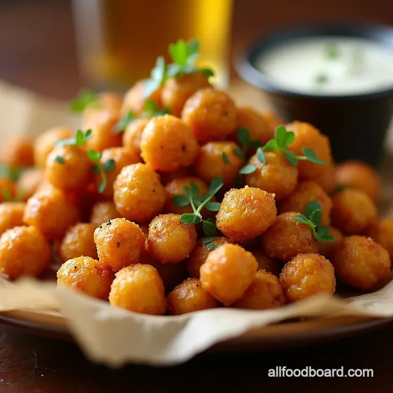 Crispy Air Fryer Chickpeas presentation