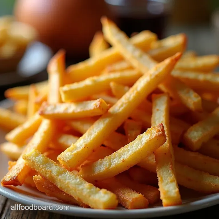 Golden Crunch Air Fryer French Fries The Secret to RestaurantQuality Chips No Deep Fryer Required presentation