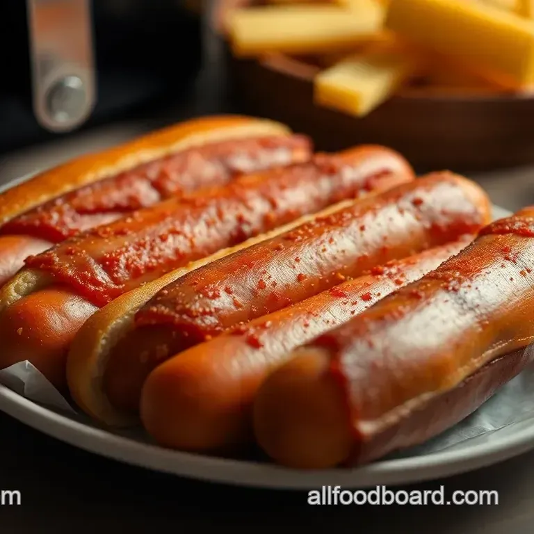 Crispy Air Fryer Hot Dogs