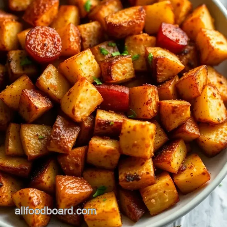 Crispy Air Fryer Potatoes presentation