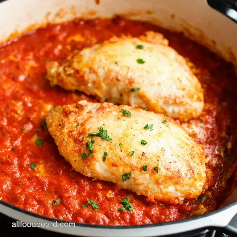 Crispy Baked Chicken Parmesan Your 20Minute Weeknight Hero presentation