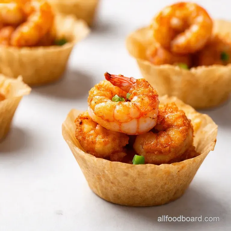 Crispy Cajun Shrimp Cups A Bayou Bite Youll Love