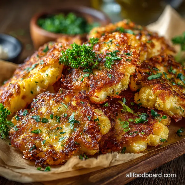 Crispy Cauliflower Hash Browns