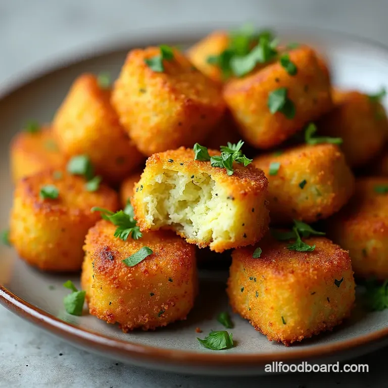 Crispy Cheesy Zucchini Tots Sneaky Veggie Goodness
