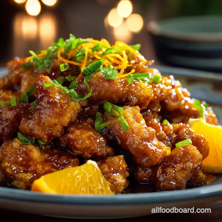 Sticky Sweet the Ultimate Copycat Orange Chicken Betterthantakeaway Crisp presentation
