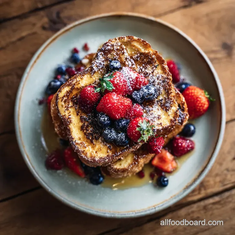 French Toast: Buttery & Custard Interior