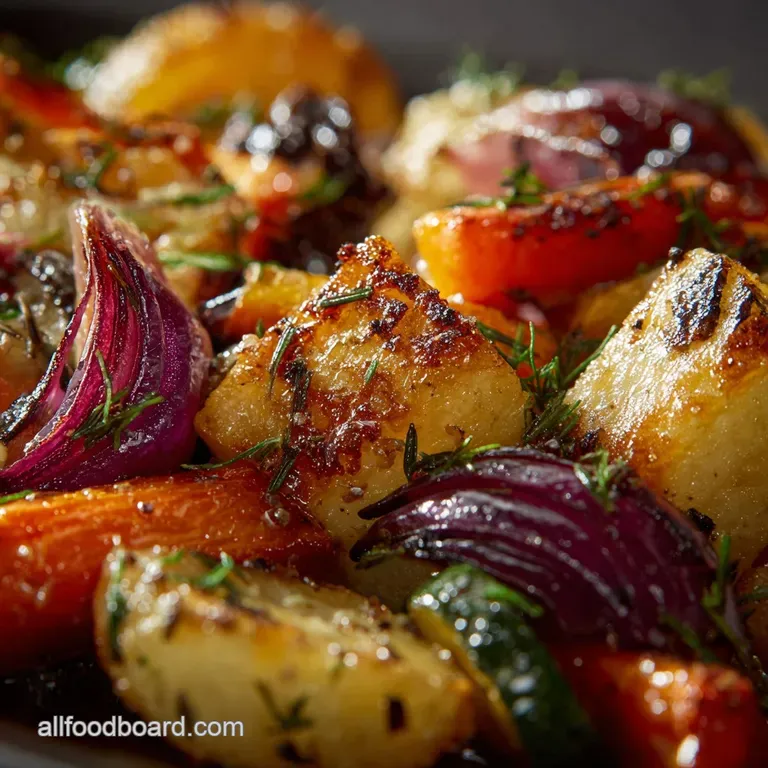Roasted Vegetables: the Great British Revival Ultimate Herb Recipe presentation
