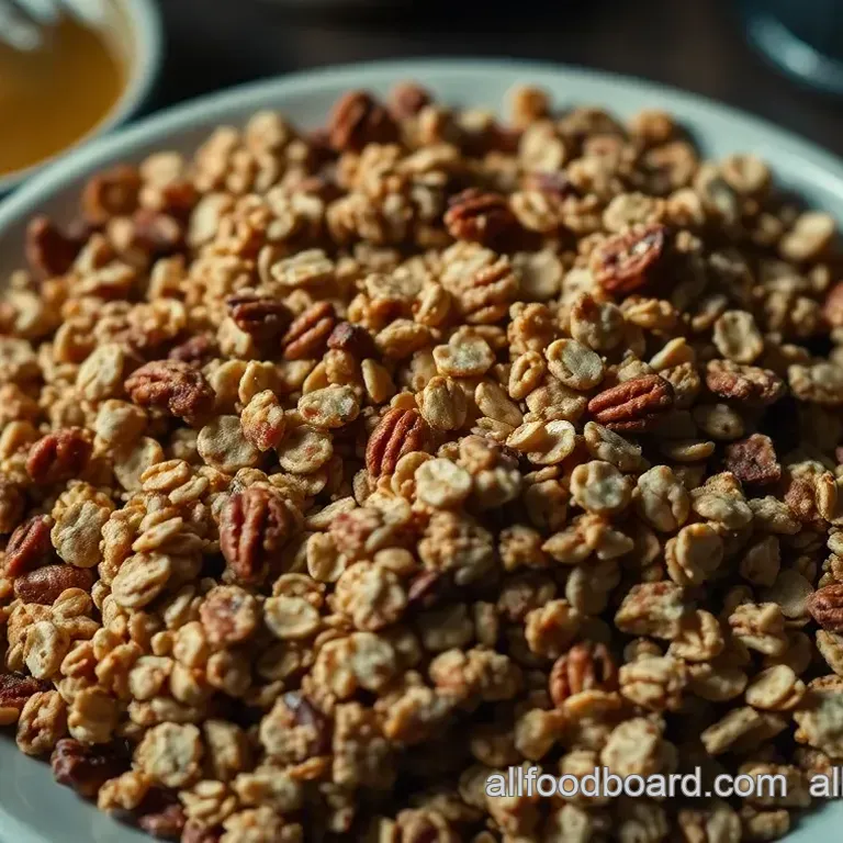 Crispy Homemade Granola: A Nutty and Fruity Delight