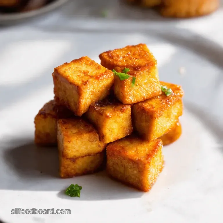 Crispy Honey Garlic Tofu