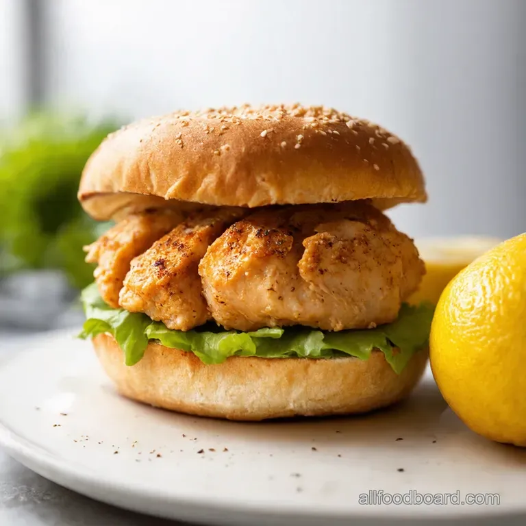 Crispy Lemon Pepper Chicken Sandwich