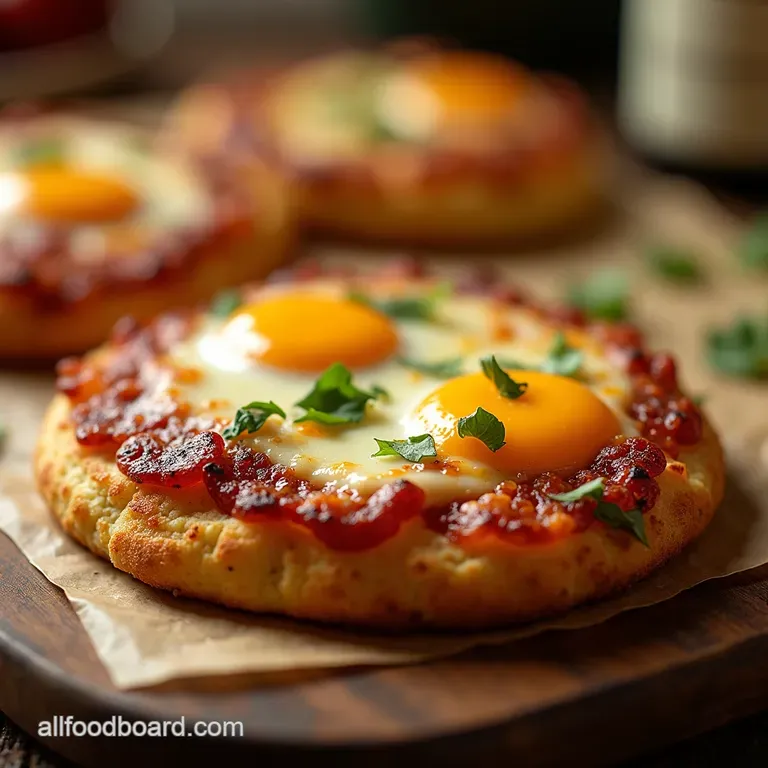The Crispy Air Fryer English Muffin Pizza Quick Cheesy and Perfectly Toasted presentation