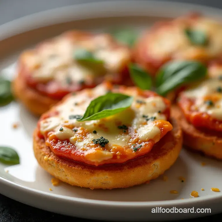The Friday Night Treat Quick Crispy English Muffin Pizzas