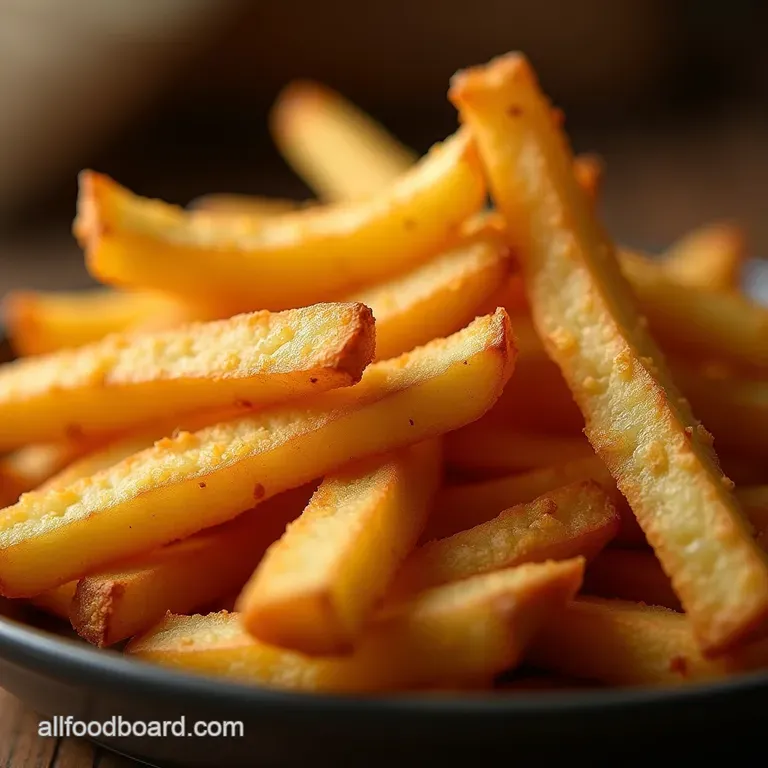 The Properly Crispy Oven Fries Fluffy Inside Golden Outside presentation