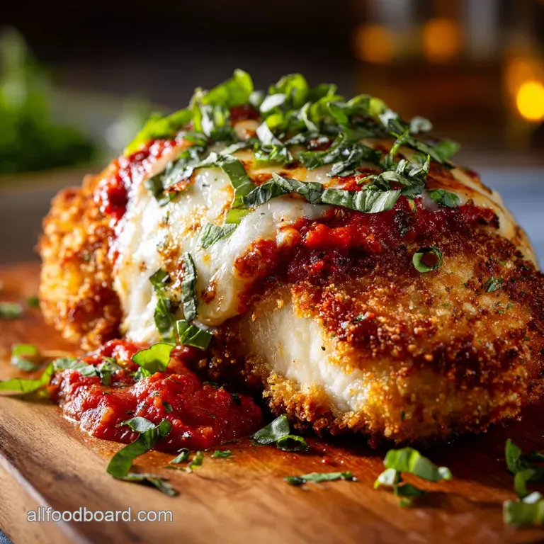 The Chefs Crispy Chicken Parmigiana No Soggy Bottoms Allowed presentation