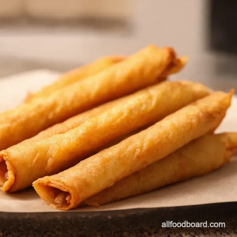 Crispy Savory Filipino Lumpia a Taste of Home presentation