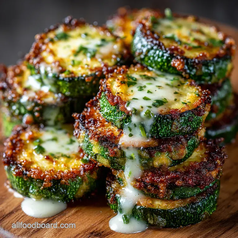 Crispy Zucchini Stacks with LemonHerb Aioli