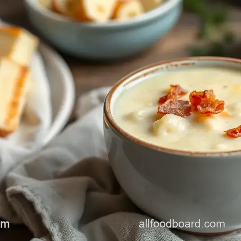 Crock Pot Potato Soup with Creamy Bacon