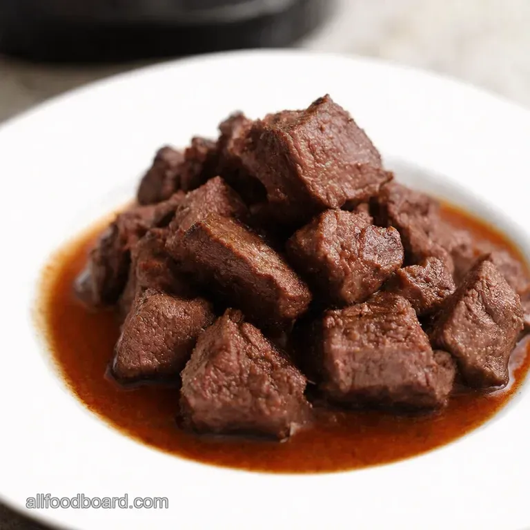 Crock Pot Steak Bites FallApart Tender OhSoEasy