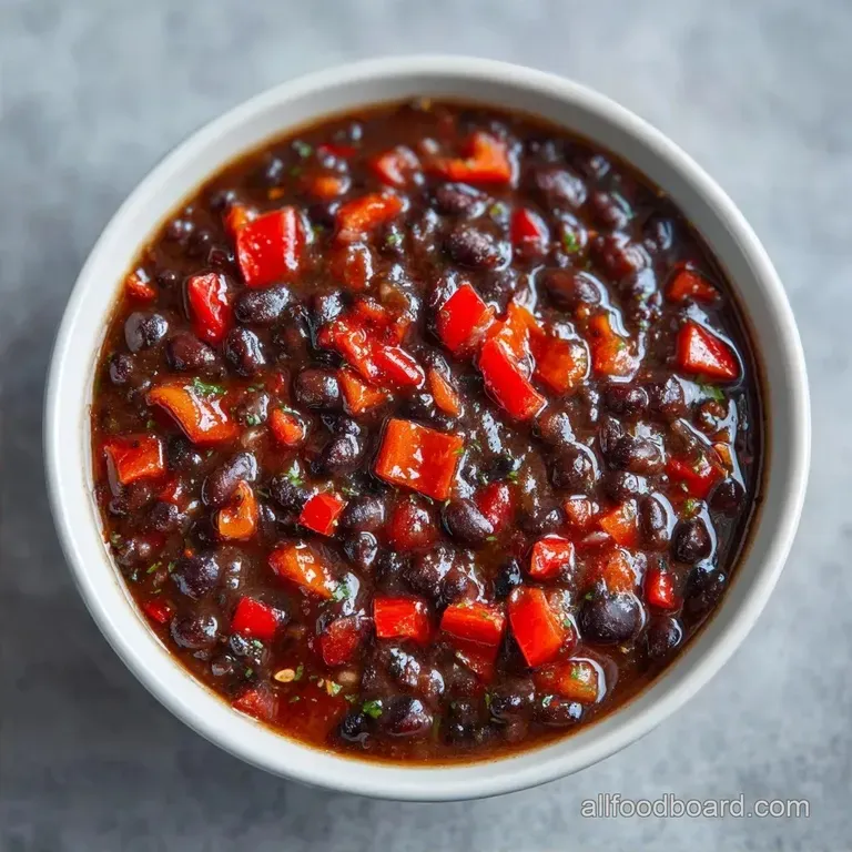Hearty Crockpot Black Bean Soup: Silky Texture
