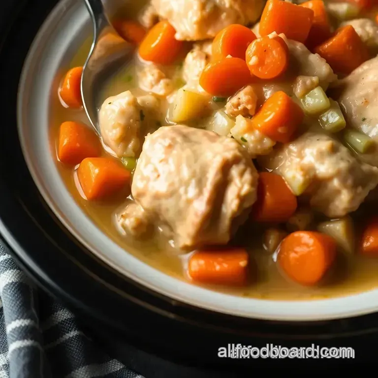 Crockpot Chicken and Dumplings: Grandma’s Hug in a Pot presentation