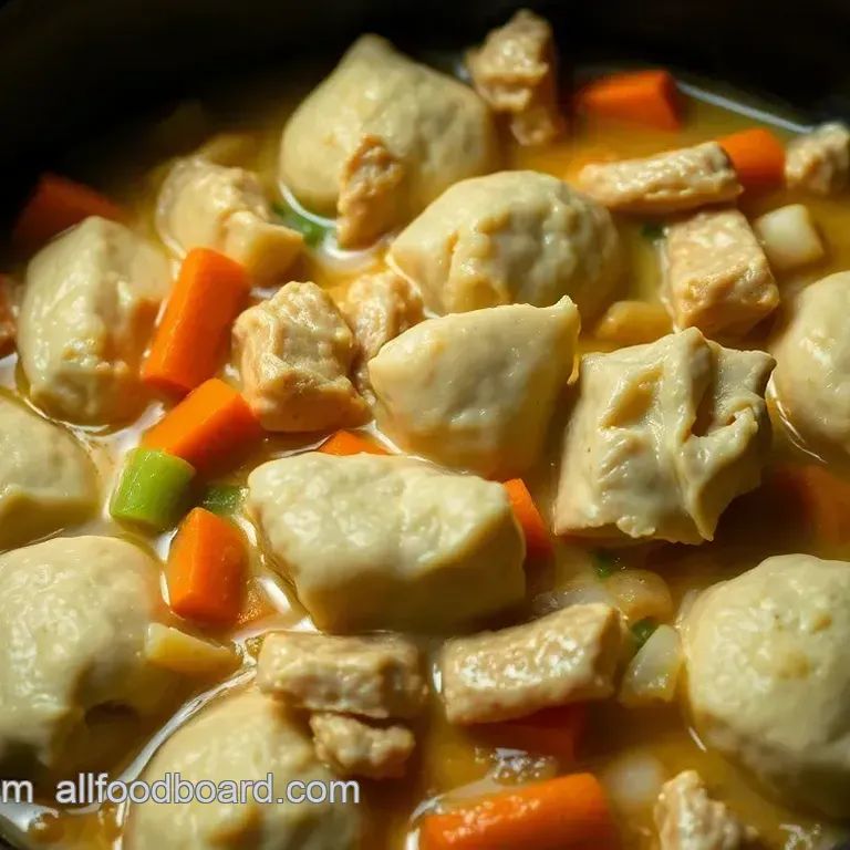 Crockpot Chicken and Dumplings: Grandma’s Hug in a Pot